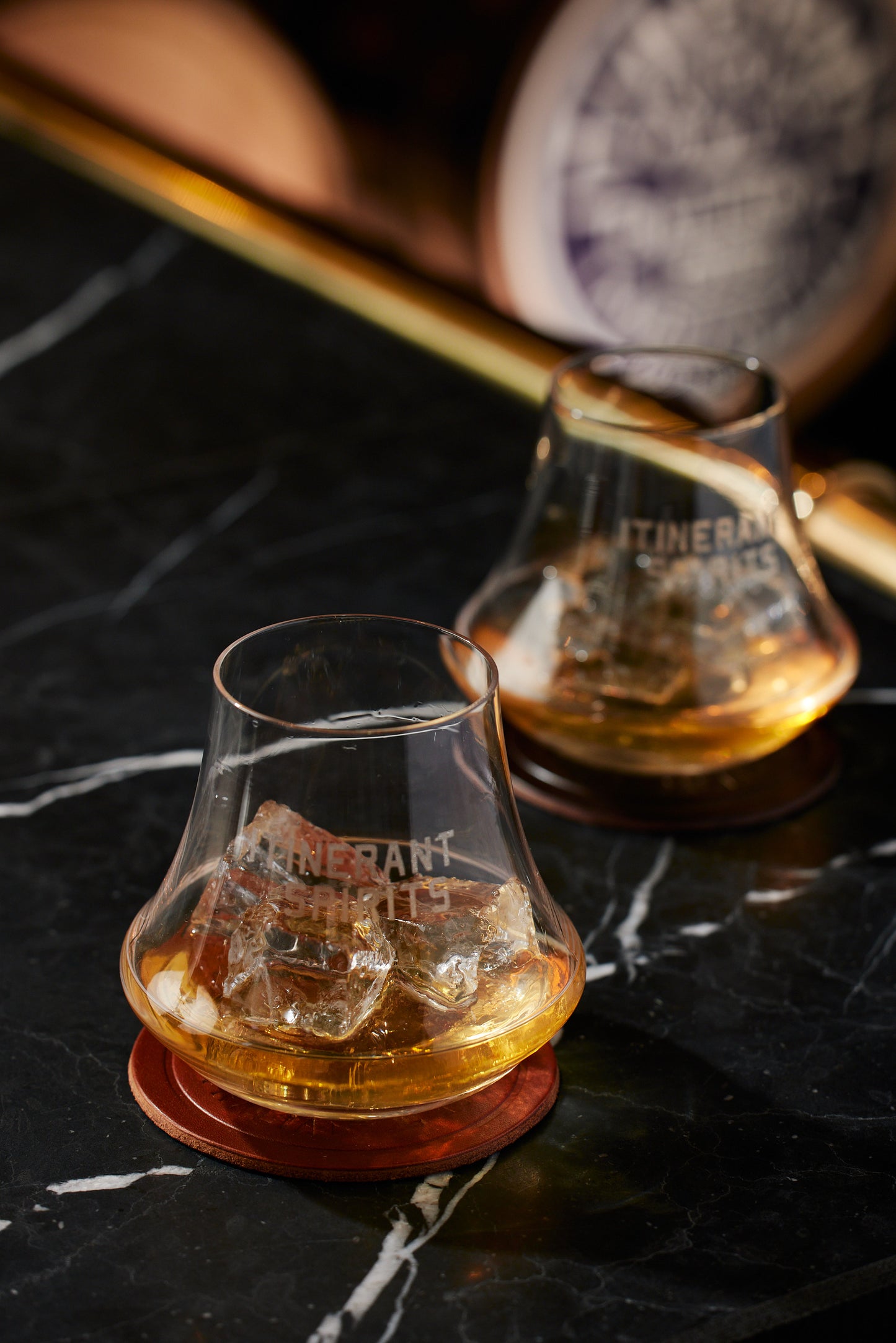 Itinerant Spirits + Denver & Liley whiskey glass