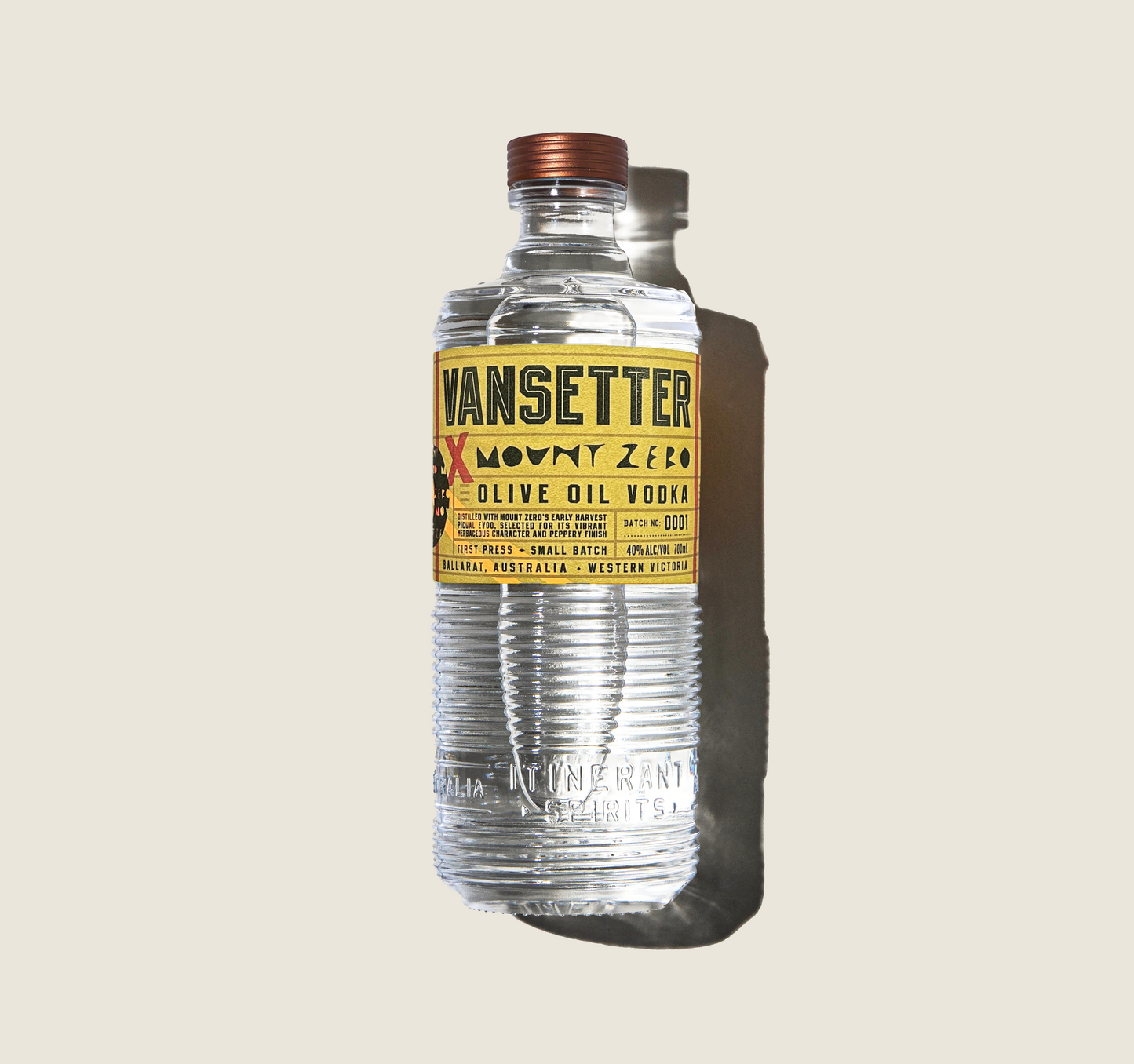 VANSETTER X MOUNT ZERO OLIVE OIL VODKA