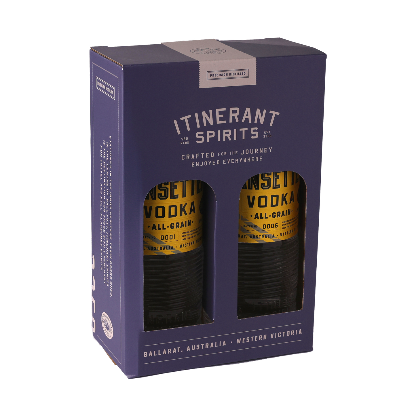 2 x BOTTLES VANSETTER VODKA