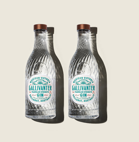 2x GALLIVANTER TRAVELLER STRENGTH GIN