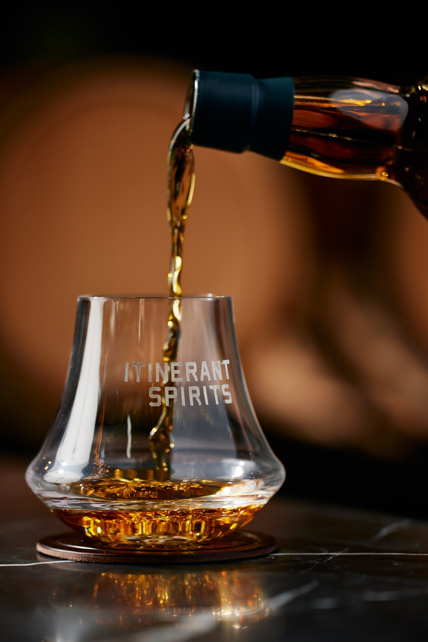 Itinerant Spirits + Denver & Liley whiskey glass