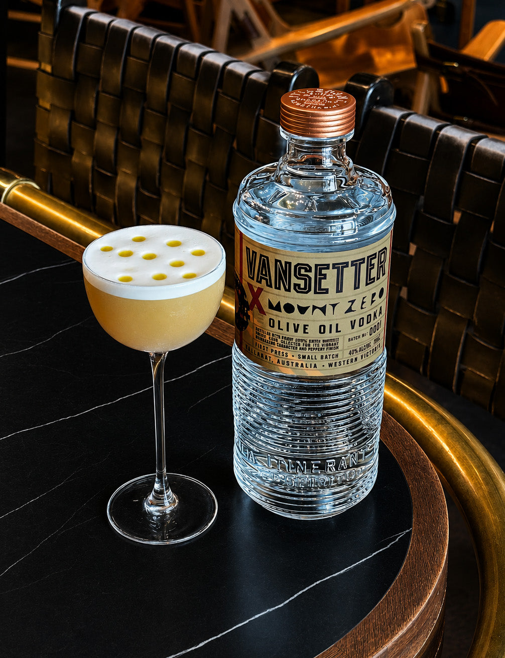 VANSETTER X MOUNT ZERO OLIVE OIL VODKA